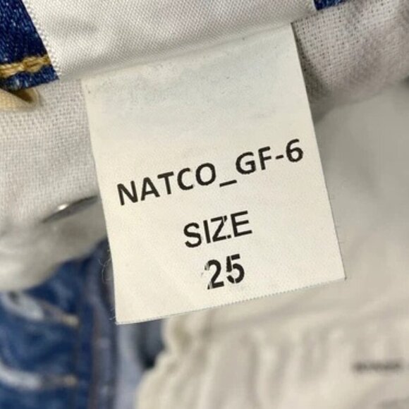 NEW GRLFRND Womens Jeans Blue Size 25 The Brooklyn High Rise Straight Distressed - Picture 11 of 11